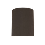 # 58500 Transitional Drum (Cylinder) Shape UNO Construction Lamp Shade in Dark Brown, 6-1/2" Wide (6-1/2" x 6-1/2" x 7-1/2")