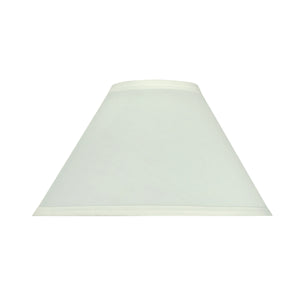 # 58701 Transitional Hardback Empire Shape UNO Construction Lamp Shade in Off White, 11" Wide (4" x 11" x 7")