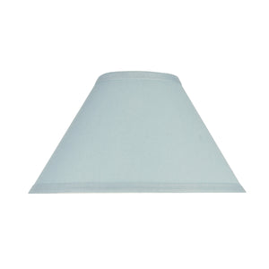# 58702 Transitional Hardback Empire Shape UNO Construction Lamp Shade in Light Blue, 11" Wide (4" x 11" x 7")
