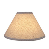 # 58703 Transitional Hardback Empire Shape UNO Construction Lamp Shade in Beige, 11" Wide (4" x 11" x 7")
