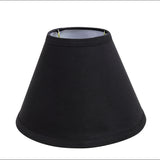 # 58727 Transitional Hardback Empire Shape UNO Construction Lamp Shade in Black, 9" Wide (4" x 9" x 6 1/2")