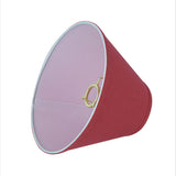 # 58729 Transitional Hardback Empire Shape UNO Construction Lamp Shade in Red, 9" Wide (4" x 9" x 6-1/2")