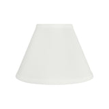 # 58730 Transitional Hardback Empire Shape UNO Construction Lamp Shade in White, 9" Wide (4" x 9" x 6-1/2")