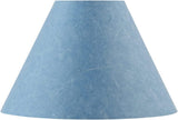 # 58760 Transitional Hardback Empire Shape UNO Construction Lamp Shade in Blue Washi Paper, 10" Wide (4" x 10" x 7")