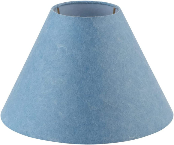 # 58760 Transitional Hardback Empire Shape UNO Construction Lamp Shade in Blue Washi Paper, 10