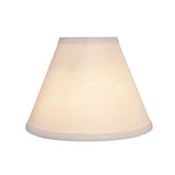 # 58762 Transitional Hardback Empire Shape UNO Construction Lamp Shade in White, 11" Wide (4" x 11" x 7")