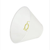 # 58762 Transitional Hardback Empire Shape UNO Construction Lamp Shade in White, 11" Wide (4" x 11" x 7")