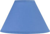 # 58763 Transitional Hardback Empire Shape UNO Construction Lamp Shade in Cornflower Blue, 10" Wide (4" x 10" x 7")