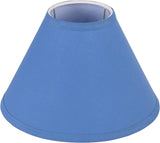 # 58763 Transitional Hardback Empire Shape UNO Construction Lamp Shade in Cornflower Blue, 10" Wide (4" x 10" x 7")