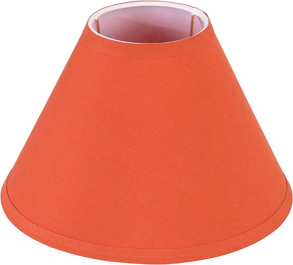 # 58765 Transitional Hardback Empire Shape UNO Construction Lamp Shade in Indian Red, 10