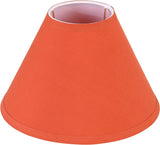 # 58765 Transitional Hardback Empire Shape UNO Construction Lamp Shade in Indian Red, 10" Wide (4" x 10" x 7")