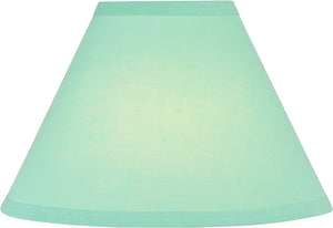 # 58766 Transitional Hardback Empire Shape UNO Construction Lamp Shade in Aquamarine, 10" Wide (4" x 10" x 7")