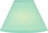 # 58766 Transitional Hardback Empire Shape UNO Construction Lamp Shade in Aquamarine, 10" Wide (4" x 10" x 7")