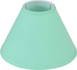 # 58766 Transitional Hardback Empire Shape UNO Construction Lamp Shade in Aquamarine, 10" Wide (4" x 10" x 7")