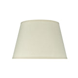 # 58802 Transitional Hardback Empire Shape UNO Construction Lamp Shade in Off White, 14" Wide (10" x 14" x 9 1/2")