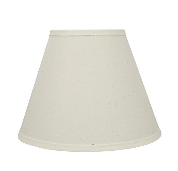 # 58876 Transitional Pleated Empire Shape UNO Construction Lamp Shade in Off White, 12