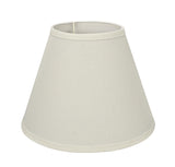 # 58876 Transitional Pleated Empire Shape UNO Construction Lamp Shade in Off White, 12" wide (6" x 12" x 9")