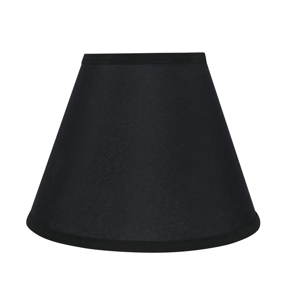# 58878 Transitional Pleated Empire Shape UNO Construction Lamp Shade in Black, 12