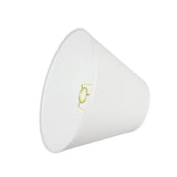 # 58880 Transitional Hardback Empire Shape UNO Construction Lamp Shade in White, 12" wide (6" x 12" x 9")