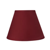 # 58904 Transitional Hardback Empire Shape UNO Construction Lamp Shade in Blood Red, 9" Wide (5" x 9" x 7")