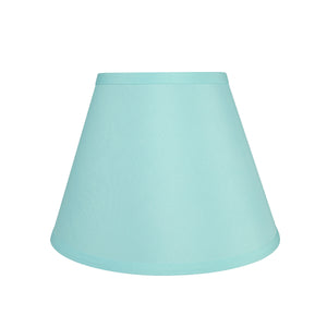# 58906 Transitional Hardback Empire Shape UNO Construction Lamp Shade in Light Blue, 9" Wide (5" x 9" x 7")