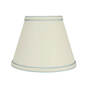 # 58909 Transitional Hardback Empire Shape UNO Construction Lamp Shade in Off White, 9" Wide (5" x 9" x 7")