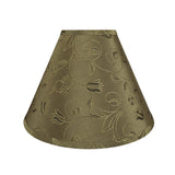 # 58925 Transitional Hardback Empire Shape UNO Construction Lamp Shade in Goldish Brown, 13" Wide (5" x 13" x 9-1/2")