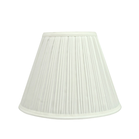 # 59101 Transitional Pleated Empire Shape UNO Construction Lamp Shade in Off White, 10