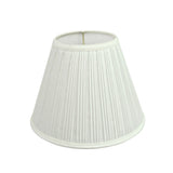 # 59101 Transitional Pleated Empire Shape UNO Construction Lamp Shade in Off White, 10" wide (5" x 10" x 8")