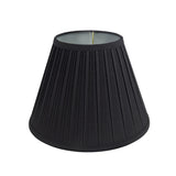 # 59102 Transitional Pleated Empire Shape UNO Construction Lamp Shade in Black, 10" wide (5" x 10" x 8")