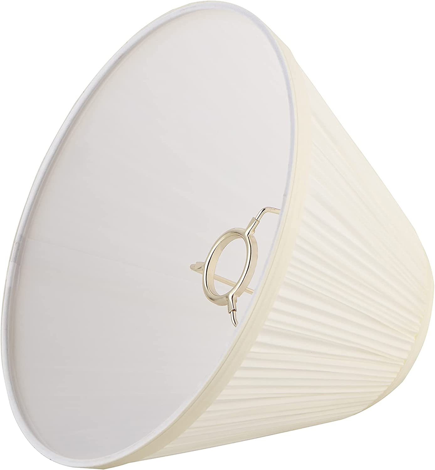 59171 Mushroom Pleated Off-White Lamp Shade, 4