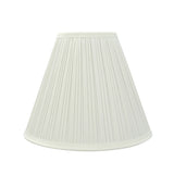 # 59176 Transitional Pleated Empire Shape UNO Construction Lamp Shade in Off White, 11-1/2" Wide (5" x 11-1/2" x 9-1/2")