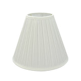 # 59176 Transitional Pleated Empire Shape UNO Construction Lamp Shade in Off White, 11-1/2" Wide (5" x 11-1/2" x 9-1/2")