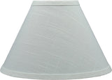 # 58759, Hardback Off-White Linen with Joints Pattern Lamp Shade, 4" Top x 10" Bottom x 7" Slant / Slip UNO 33mm