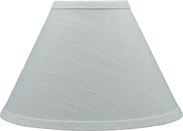 58759, Hardback Off-White Linen with Joints Pattern Lamp Shade, 4