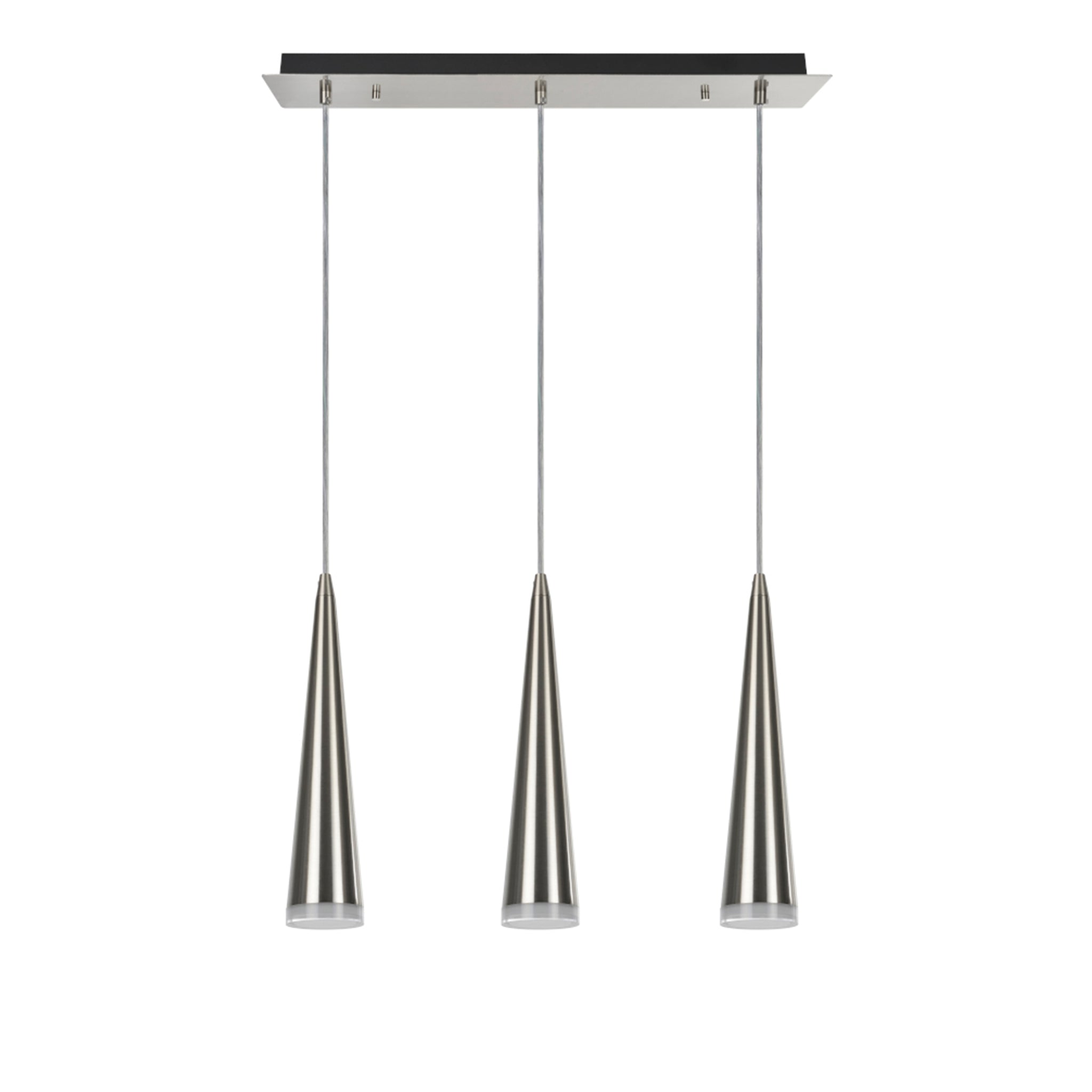 61023 Adjustable LED Three-Light Hanging Pendant Ceiling Light