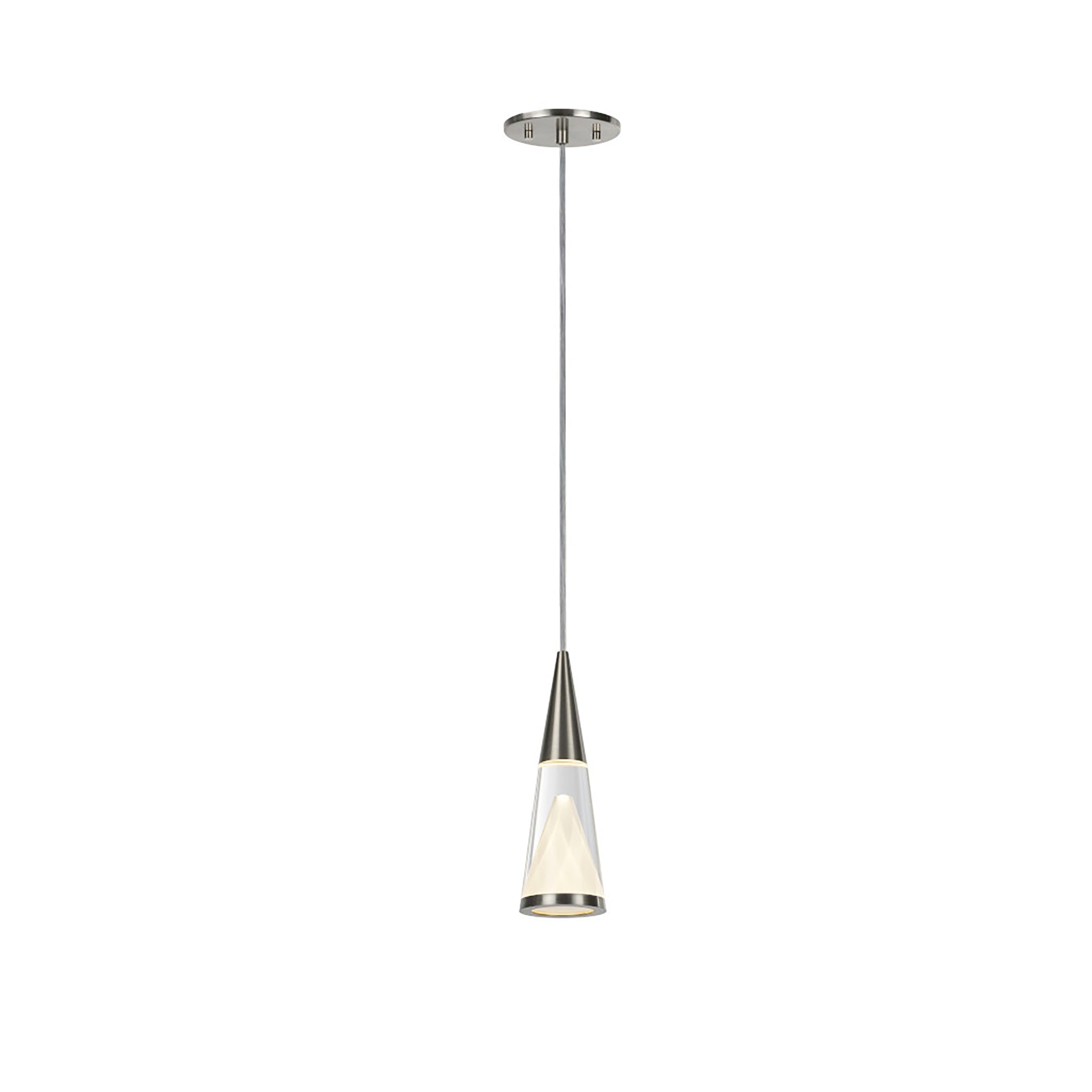 61031 Adjustable LED One-Light Hanging Mini Pendant Light