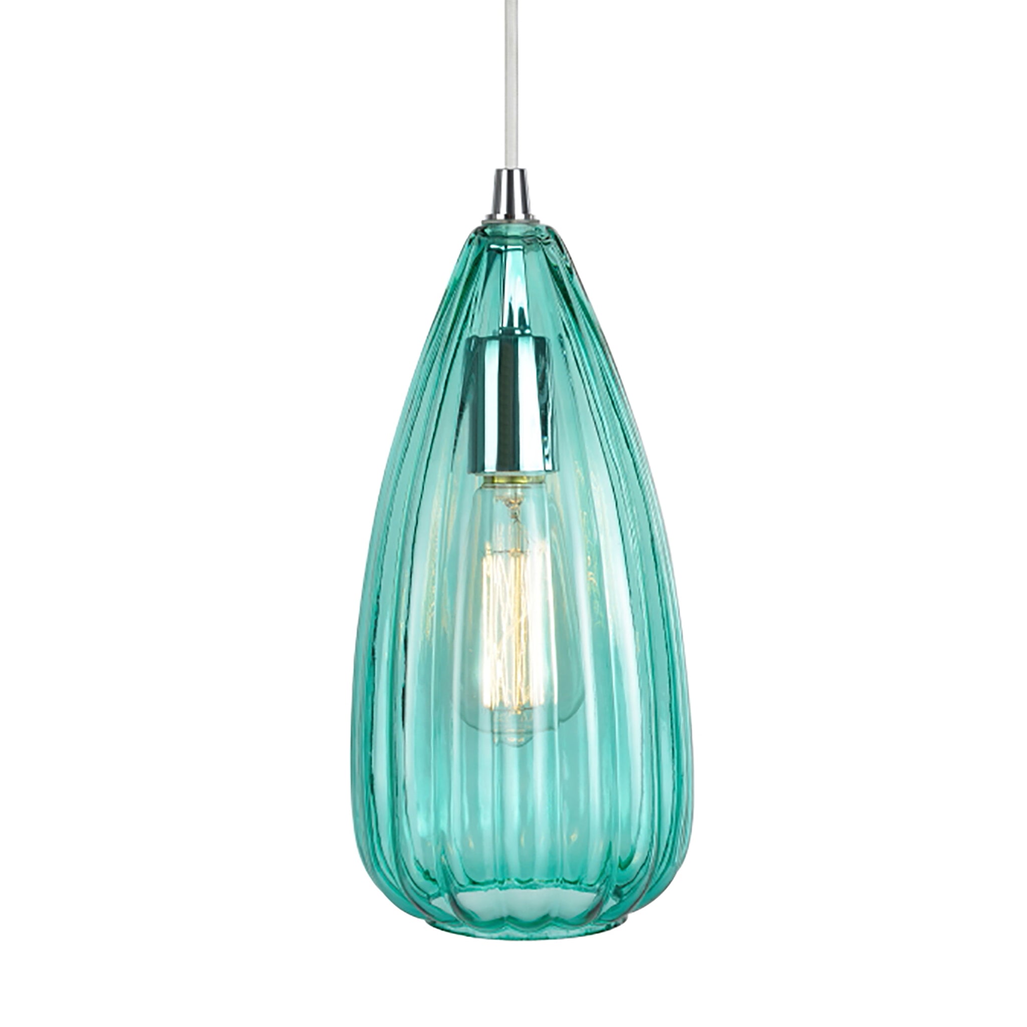 美品です！51 FANTAGY ライトグリーン L TJ9915 61048-2 One-Light Hanging Mini Pendant Ceiling Light, Transitional