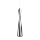 # 61061-1 Adjustable LED Three-Light Hanging Pendant Ceiling Light, Contemporary Design in Chrome Finish, Metal Shade, 22 7/8" Wide