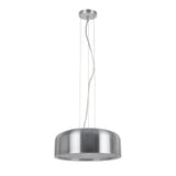 # 61066-1 Adjustable LED One-Light Hanging Mini Pendant Ceiling Light, Contemporary Design in Aluminum Finish, Metal Shade, 5 1/2" Wide