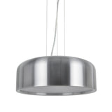 # 61066-1 Adjustable LED One-Light Hanging Mini Pendant Ceiling Light, Contemporary Design in Aluminum Finish, Metal Shade, 5 1/2" Wide