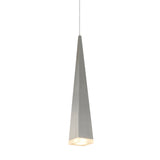 # 61068-1 Adjustable LED Three-Light Hanging Pendant Ceiling Light, Contemporary Design in Brushed Nickel Finish, Metal Shade, 23" Wide