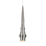 # 61071-1 Adjustable LED Three-Light Hanging Pendant Ceiling Light, Contemporary Design in Brushed Nickel Finish, Metal Shade, 21 1/4" Wide