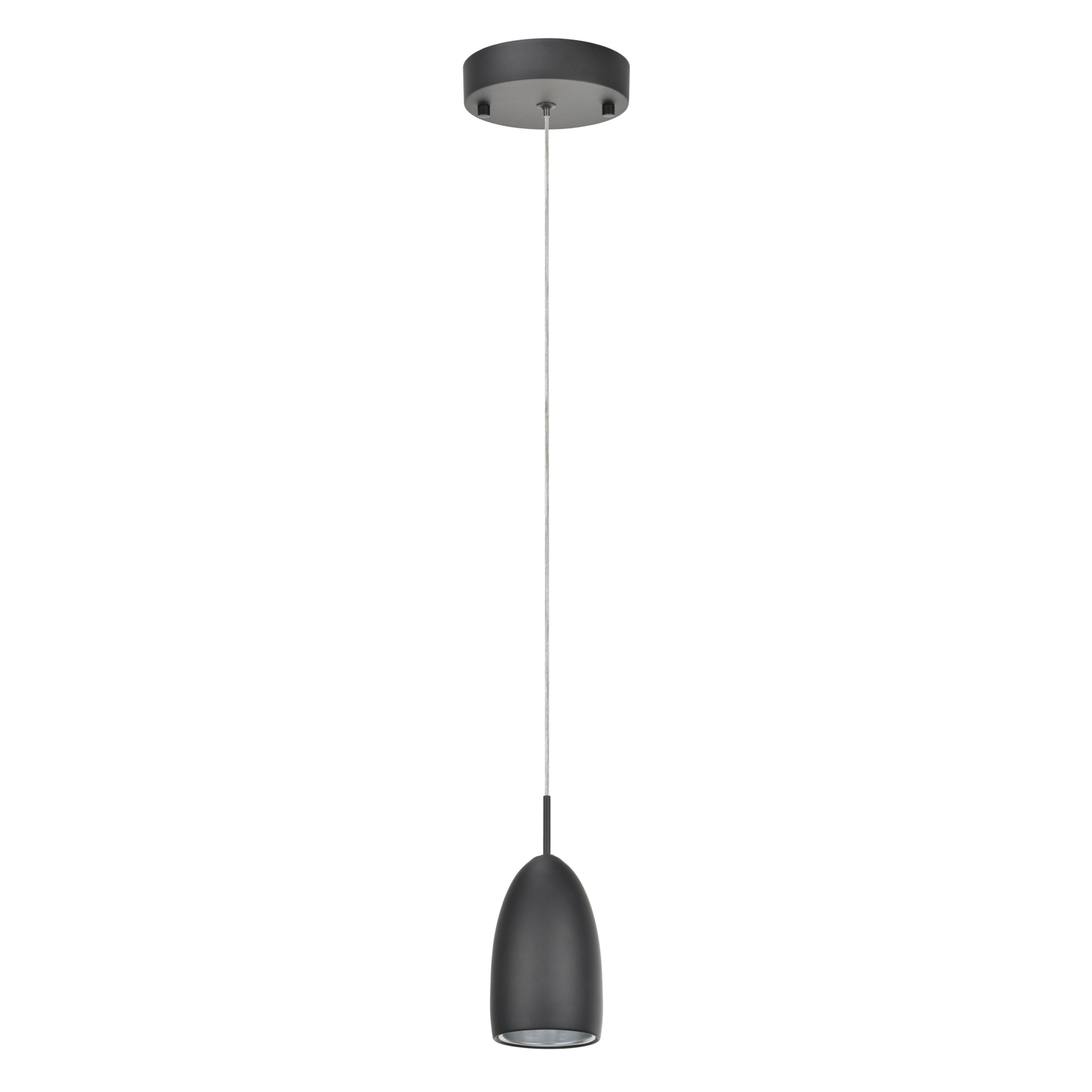 Aspen Creative, Black, 76081-11 One Hanging Pendant Ceiling Light with Transiti