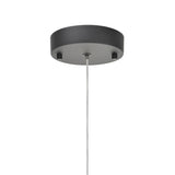 # 61072-2 Adjustable LED One-Light Hanging Mini Pendant Ceiling Light, Contemporary Design, Black Finish, Metal Shade, 3 1/4" W