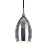 # 61078-1 Adjustable Three-Light Hanging Pendant Ceiling Light, Transitional Design in Chrome Finish, Metal Shade, 24" Wide
