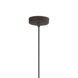 # 61130-11, One-Light Hanging Mini Pendant Ceiling Light, Transitional Design in Rust Finish, 10" Wide