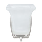# 62161 One-Light Metal Bathroom Vanity Wall Light Fixture, 5" Wide, Transitional Design in Brushed Nickel
