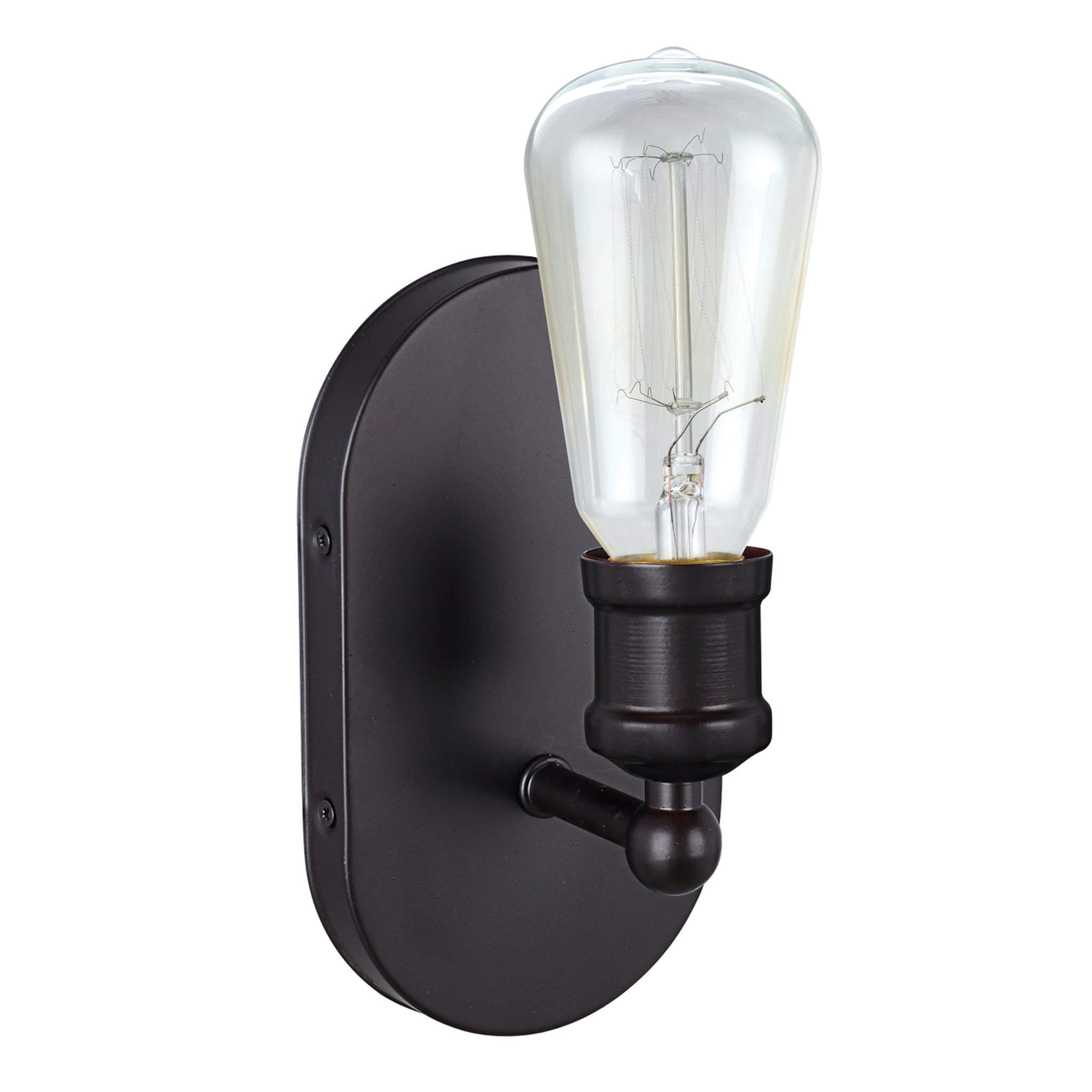 62165 One-Light Metal Bathroom Vanity Wall Light Fixture, 4-5/8