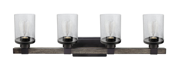 # 62189 Four-Light Metal Bathroom Vanity Wall Light Fixture, 32